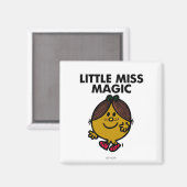 Miss Magic | Zwarte briefing Magneet (Voorkant / Achterkant)
