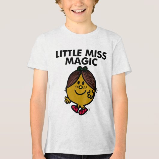 Miss Magic | Zwarte briefing Tri-Blend Shirt (Voorkant)