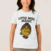 Miss Magic | Zwarte briefing Tri-Blend Shirt (Voorkant)