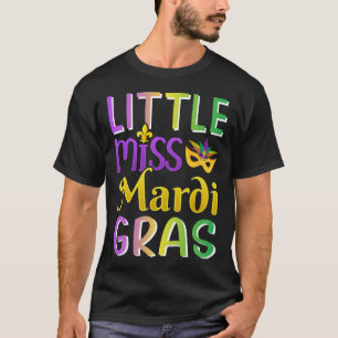 Miss Mardi Gras voor New Orleans kostuummeisje T-shirt