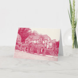 'Miss Marple's Tea Room' - Hartelijk dank Bedankkaart