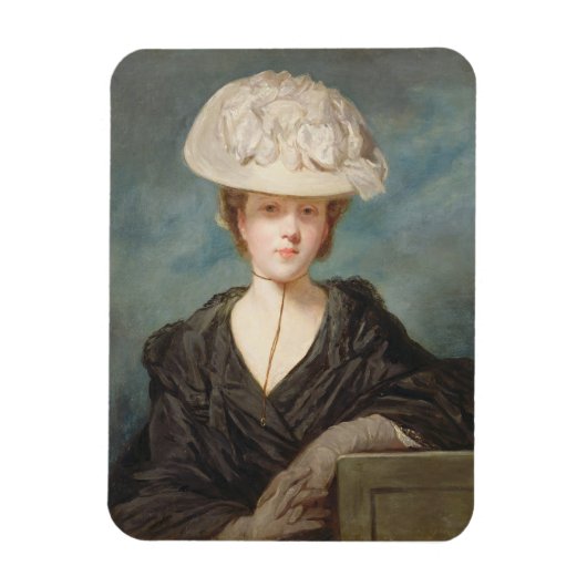Miss Mary Hickey, 1770 (olie op doek) Magneet (Verticaal)