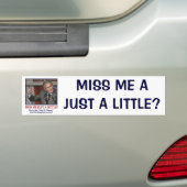 Miss-me-a-kleine piepjes bumpersticker (Op auto)