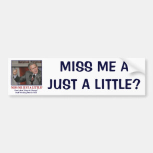 Miss-me-a-kleine piepjes bumpersticker