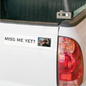 MISS ME NOG? BUMPERSTICKER (Op Truck)