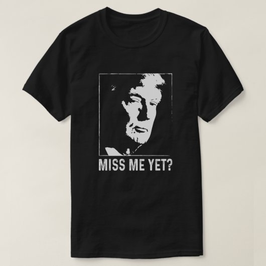 Miss me nog troef 2024 anti Biden T-shirt (Design voorkant)