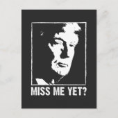 Miss me nog wel een trump anti Biden Briefkaart (Voorkant)