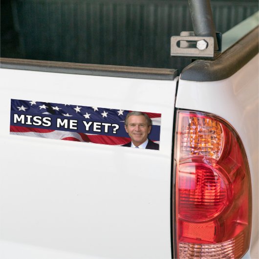 Miss me toch? bumpersticker (Op Truck)
