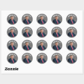 Miss Me Toch Funny Donald Trump Ronde Sticker (Vel)