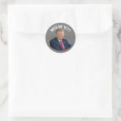 Miss Me Toch Funny Donald Trump Ronde Sticker (Tas)