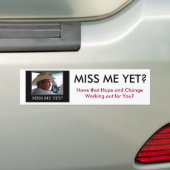 Miss Me Toch, George W Struik Bumpersticker (Op auto)
