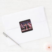 Miss Me Toch, President Trump Vierkante Sticker (Envelop)