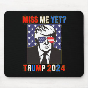 Miss Me Toch Trump 2024 Patriottisch 4 juli Trump Muismat