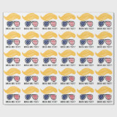 Miss Me Yet Funny Trump 2024 Verkiezingen Cadeaupapier (Vlak)