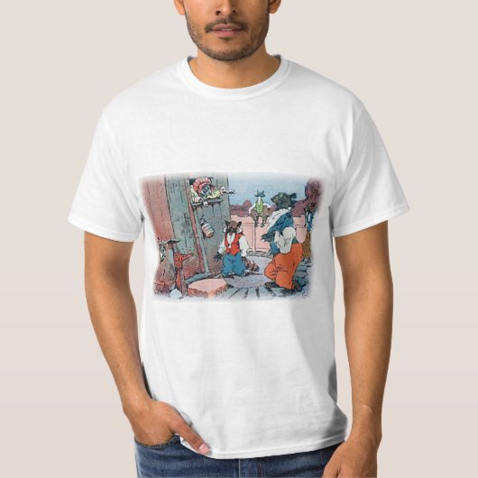 Miss Meadows heeft haar hoofd uit het raam gezet T-shirt (Voorkant)