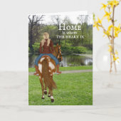 Miss.| meisje van de zomerdam kaart (Gele Bloem)