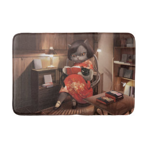 Miss Meow -  kattenleestijd Badmat