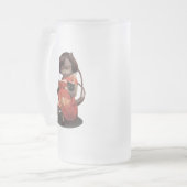 Miss Meow -  kattenleestijd Matglas Bierpul (Voorkant links)