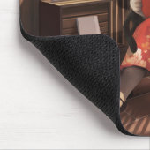 Miss Meow -  kattenleestijd Muismat (Hoek)