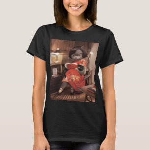 Miss Meow -  kattenleestijd T-shirt