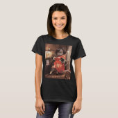 Miss Meow - kattenleestijd T-shirt (Voorkant volledig)