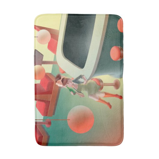 Miss Meow - Late Night Bar Series Badmat (Voorkant Verticaal)