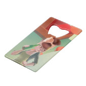 Miss Meow - Late Night Bar Series Creditkaart Flessenopener (Achterkant Gekanteld)