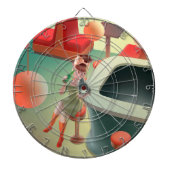 Miss Meow - Late Night Bar Series Dartbord (Voorkant)