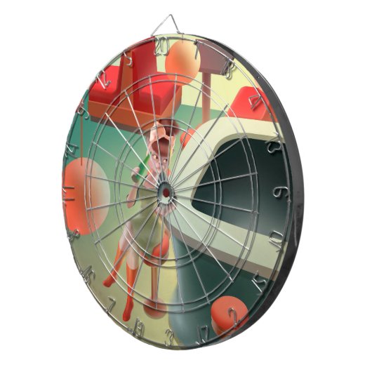 Miss Meow - Late Night Bar Series Dartbord (Voorkant Rechts)