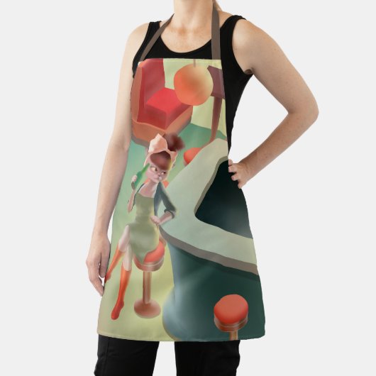 Miss Meow - Late Night Bar Series Schort (Insitu)