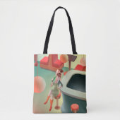 Miss Meow - Late Night Bar Series Tote Bag (Voorkant)