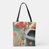 Miss Meow - Late Night Bar Series Tote Bag (Achterkant)