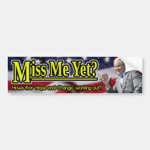 Miss mij toch? bumpersticker