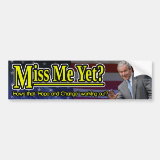 Miss mij toch? bumpersticker