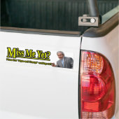 Miss mij toch? bumpersticker (Op Truck)
