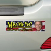Miss mij toch? bumpersticker (Op auto)
