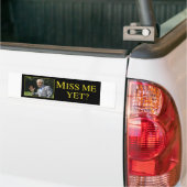 Miss mij toch? George Struik Bumpersticker (Op Truck)