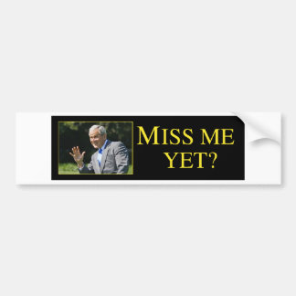 Miss mij toch? George Struik Bumpersticker