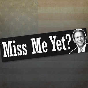 Miss mij toch? George W. Struik Bumpersticker