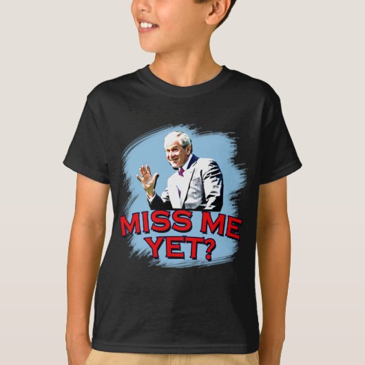 Miss mij toch? George W Struik Tshirt (Voorkant)