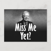 Miss mij toch? Jimmy Carter Briefkaart (Voorkant)