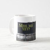 Miss mij toch? koffiemok (Voorkant links)