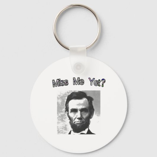 Miss mij toch? Lincoln Sleutelhanger (Voorkant)
