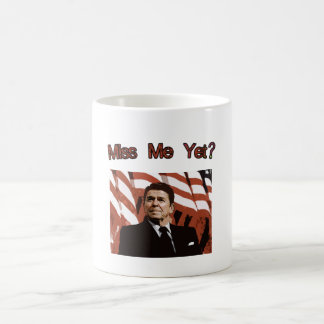 Miss mij toch? Reagan Posterized Koffiemok