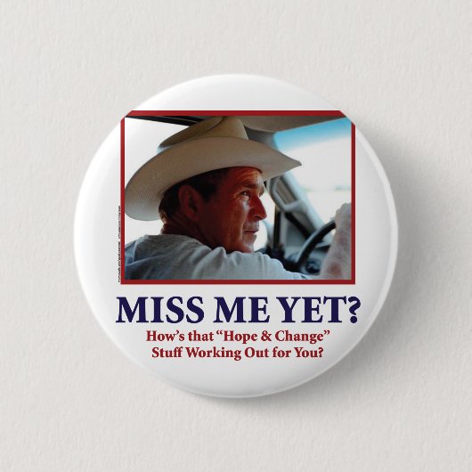 Miss mij toch? ronde button 5,7 cm (Voorkant)