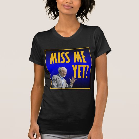Miss mij toch? t-shirt (Voorkant)