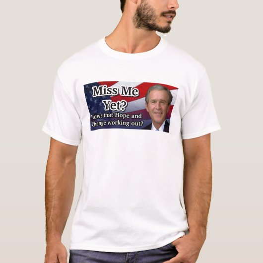 Miss mij toch? t-shirt (Voorkant)