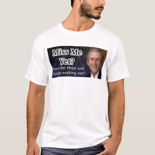Miss mij toch? t-shirt (Voorkant)