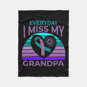 Miss mijn opa hart zelfmoord bewustzijn kleindocht fleece deken