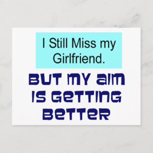 Miss mijn Vriendin Briefkaart